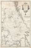 1820 Royal Danish Nautical Charts Archive Nautical Chart of the Kattegat