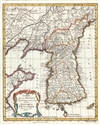 1749 Bellin Map of Korea (Showing Sea of Korea)