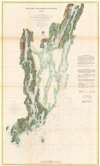1862 U.S. Coast Survey Map of the Kennebec River and Sheepscot River, Maine