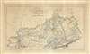 1814 Carey / Gridley Map of Kentucky
