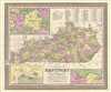 1849 Mitchell Map of Kentucky