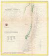 1855 U.S. Coast Survey Map of Key Biscayne, Miami, Florida