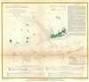 1851 U.S. Coast Survey Chart or Map of Key West and Vicinity, Florida
