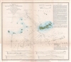 1851 U.S. Coast Survey Chart or Map of Key West and Vicinity, Florida
