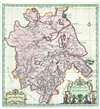 1737 D'Anville Map of Kiang-Nan, China (Jiangsu Province, Shanghai Municipality)