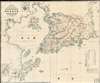 1907 Jacoby Bilingual Map of Tsingtao / Qingdao / Kiautschou Bay Concession