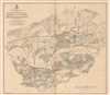 1864 Poe Map of the American Civil War Siege of Knoxville, Tennessee