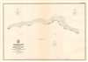 1858 Wüllerstorf-Urbair Map of Komios (Arrow) Bay,  Indian Ocean, 'Novara' Expedition