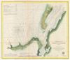 1862 U.S. Coast Survey Map of Coos Bay, Oregon