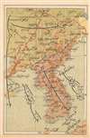 1909 Mehmet Eşref Map of Korea  just prior to Japanese Colonial Rule