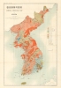 1907 Tokyo Geographical Society Geological Map of Korea