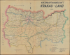 1942 German-Polish Map of Krakau Subdistrict, Poland, World War II, w/ Manuscript Annotations