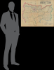 1942 German-Polish Map of Krakau Subdistrict, Poland, World War II, w/ Manuscript Annotations