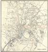 1933 Printers Limited Map of Kuala Lumpur, Malaysia