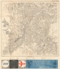 1964 Survey Dept. of Malaya Map of Kuala Lumpur, Malaysia