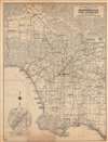 1937 Auto Club of Southern California Map of Metropolitan Los Angeles