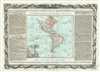 1786 Brion de la Tour Map of South America and North America