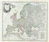 1751 Vaugondy Map of Europe