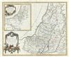 1750 Vaugondy Map of Israel, Palestine or the Holy Land /w 12 Tribes