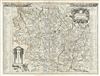 1676 Du Val Map of Lorraine and Alsace, France