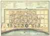 1744 Bellin Map of New Orleans, Louisiana