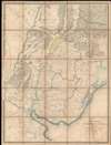 1853 Coffinières Map of the La Plata Basin: Argentina, Uruguay, Paraguay