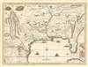 1718 De Fer Map of the Mississippi River Valley