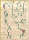 1874 U.S.C.S. Map or Chart of Lake Champlain ( Burlington, VT )