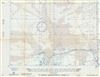 1955 U.S. Air Force Aeronautical Chart or Map of Lake Faguibine, Mali
