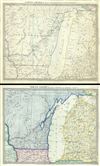 1833 S.D.U.K. Map of Wisconsin and Michigan