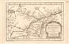 1780 Bellin Map of The Saint Lawrence River to Lake Ontario