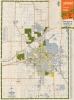 1969 Dolph Map Company City Plan or Map of Lakeland, Florida