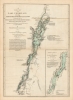 1776 Brassier Map of Lake Champlain and Lake George with the Battle of Valcour Island