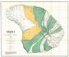 1878 Government Land Office Map of Lanai, Hawaii