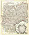 1771 Bonne Map of Languedoc and Roussillon, France