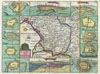1747 La Feuille Map of Languedoc, France