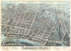 1878 Bailey and Hazen View of Lawrence, Massachusetts