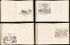 1860 F. G. Ch. Picard Illustrated Manuscript Journal Concerning Travel, History, etc.
