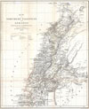 1856 Kiepert Map of Lebanon