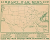 1918 American Library Association Map of the United States and Army Libraries