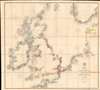 1863 Laurie / Findlay Map of England w/Lighthouses and Lightships