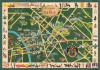 1954 Offset Iberia Lima Pictorial Map of Lima, Peru