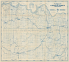1943 Metsker Map of Lincoln County, Washington