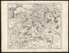 1595 Mercator Map of Lithuania (First Edition)
