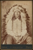1889 Goplo Photograph Portrait of American Indian 'Little Chief', Paris, France