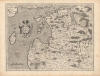 1595 Mercator Map of Livonia (Latvia and Estonia)