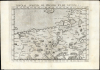 1561 Ruscelli / Gastaldi map of Prussia, Latvia and Estonia