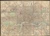 1866 Cassell Case Map of London, England (monumental)
