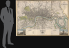 1827 First Edition Greenwood Map of London, England