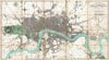 1806 Mogg Pocket or Case Map of London, England